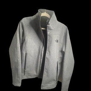 The North Face Windwall Apex Barrier Soft Shell Gray Jacket (XS)